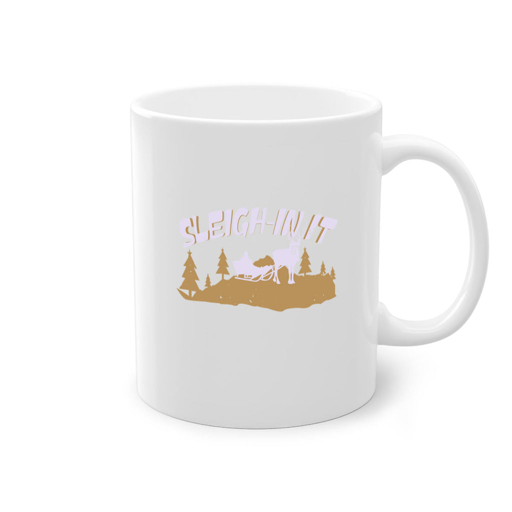 sleighin it 359#- christmas-Mug / Coffee Cup