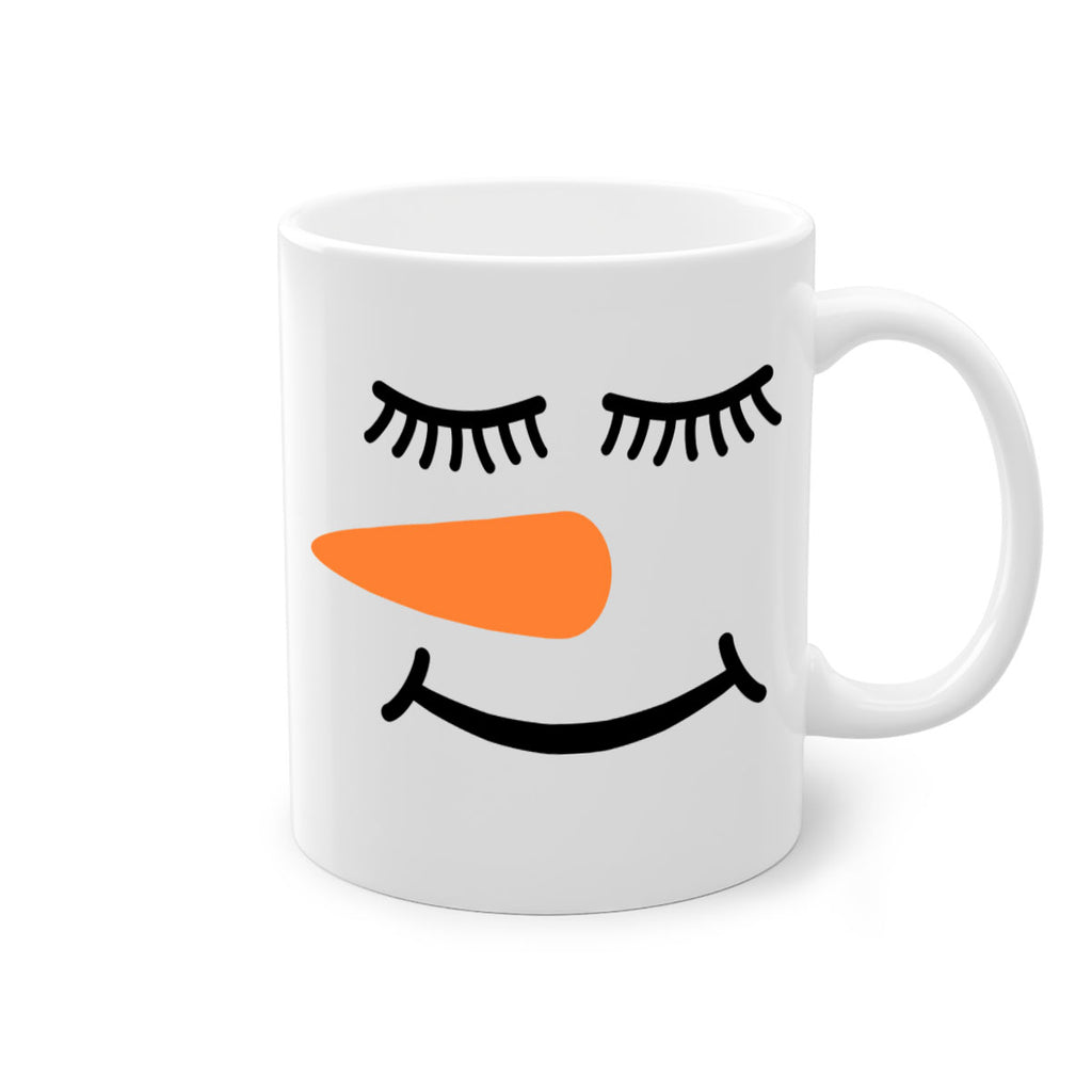 snowman face #- christmas-Mug / Coffee Cup