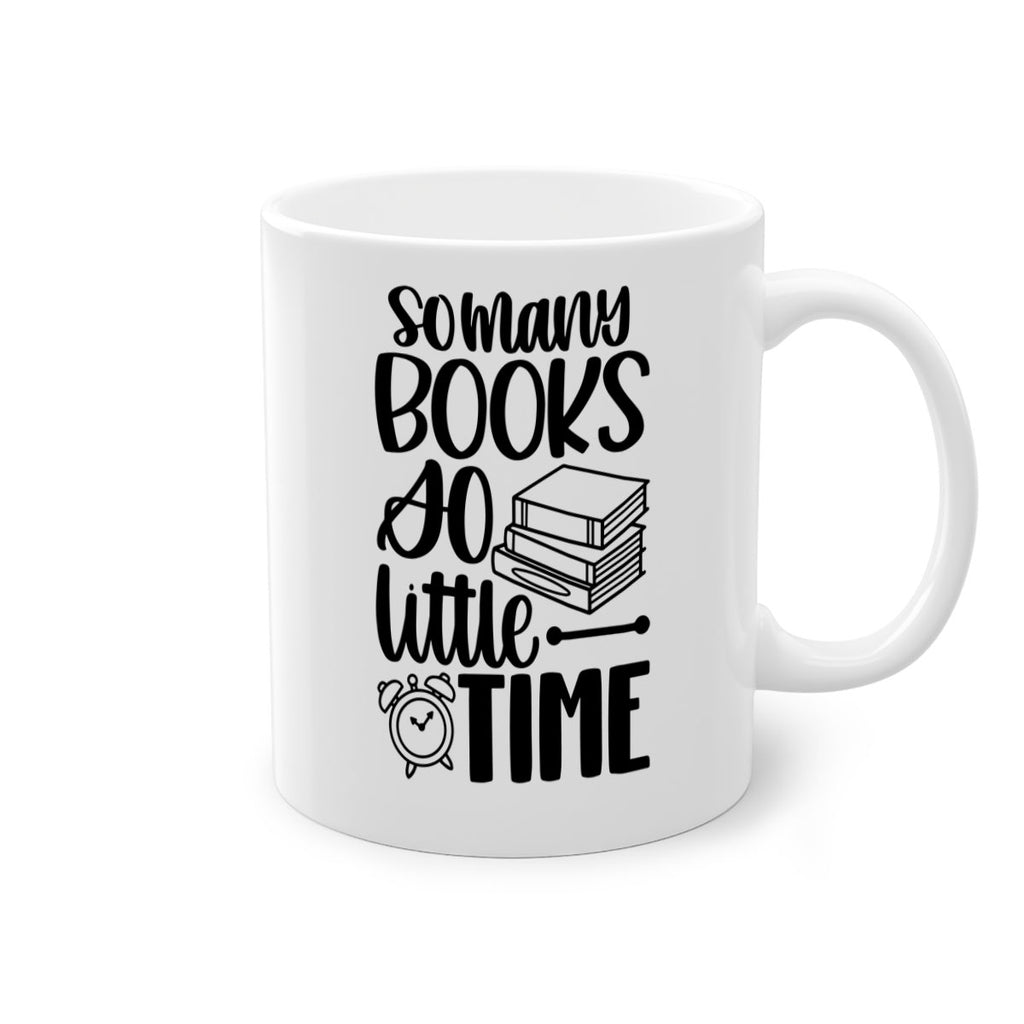 so many books so little time 28#- Reading - Books-Mug / Coffee Cup