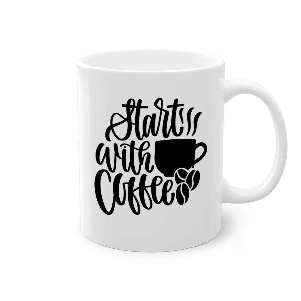 start with coffee 33#- coffee-Mug / Coffee Cup