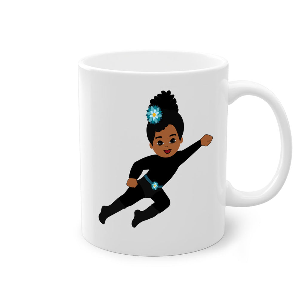 super kids girl 10#- Black women - Girls-Mug / Coffee Cup