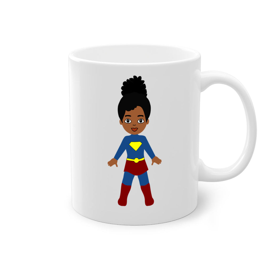 super kids girl 4#- Black women - Girls-Mug / Coffee Cup