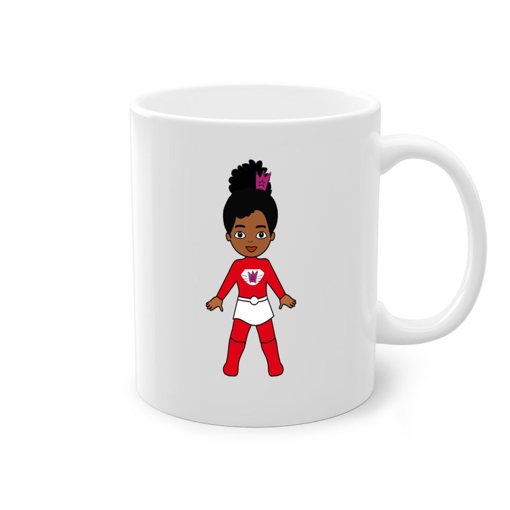 super kids girl 5#- Black women - Girls-Mug / Coffee Cup