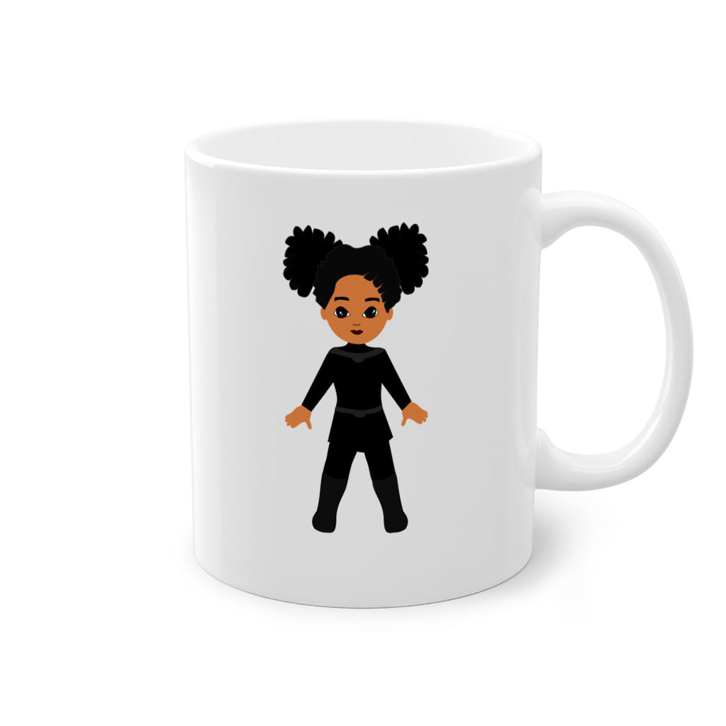 super kids girl 8#- Black women - Girls-Mug / Coffee Cup