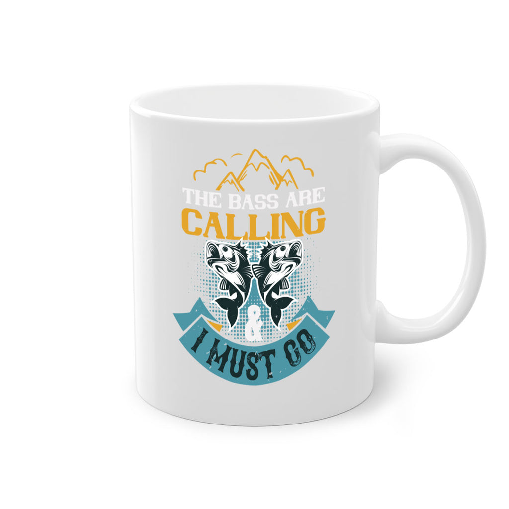 the bass are calling 30#- fishing-Mug / Coffee Cup