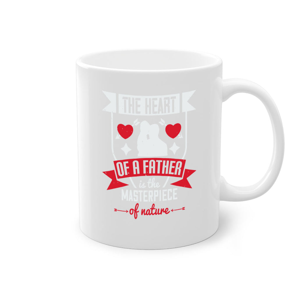 the heart of a father 159#- fathers day-Mug / Coffee Cup