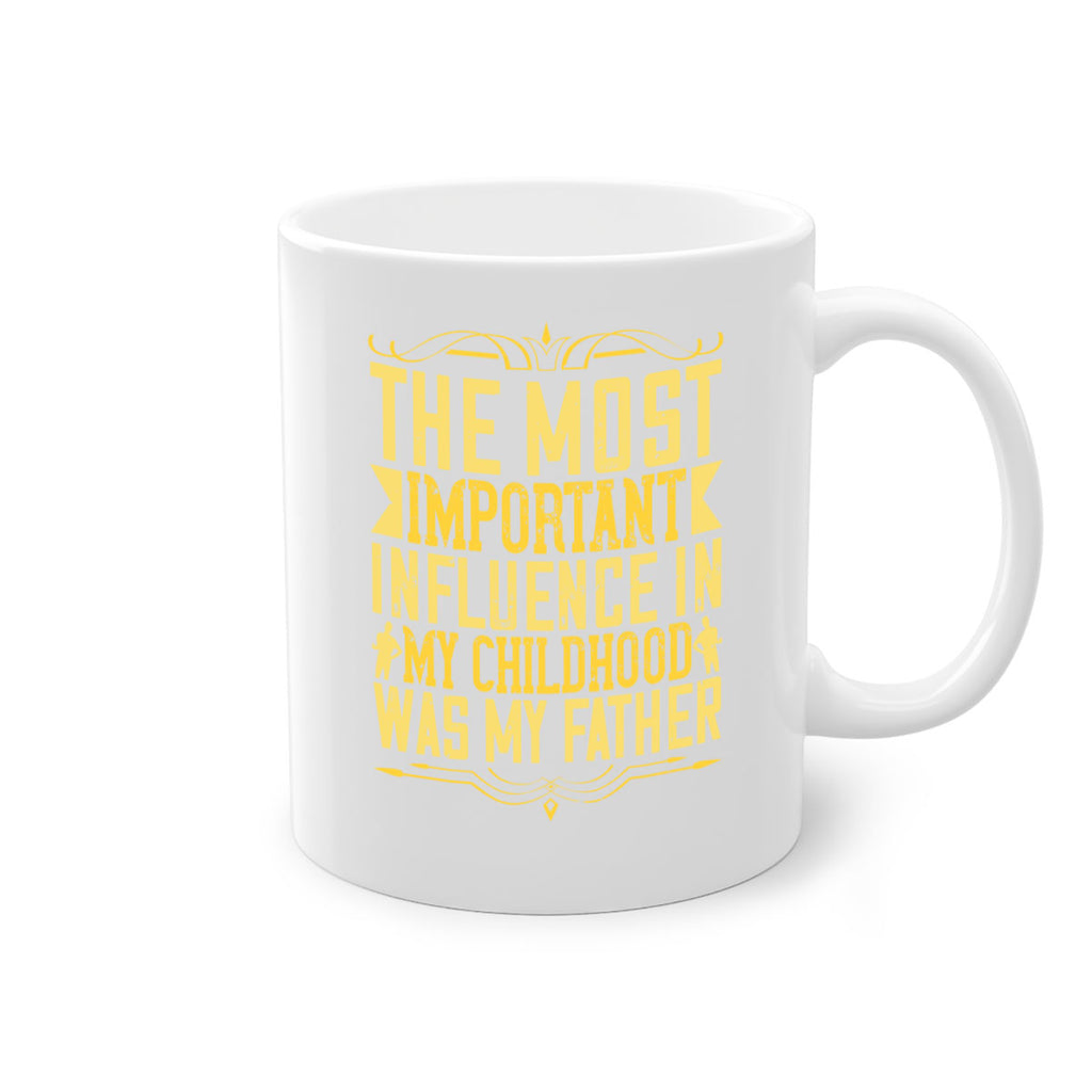 the most important influence in my childhood was my father 16#- parents day-Mug / Coffee Cup