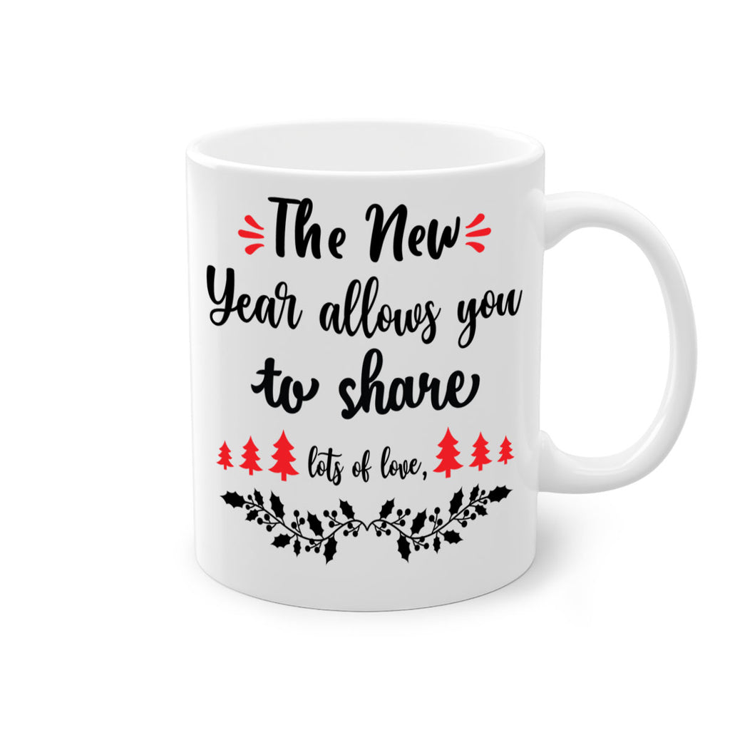 the new year allows you to share lots of love style 1205#- christmas-Mug / Coffee Cup