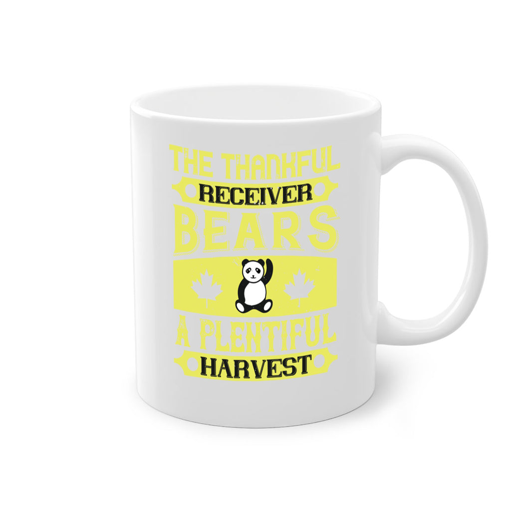 the thankful receiver bears a plentiful harvest 2#- thanksgiving-Mug / Coffee Cup