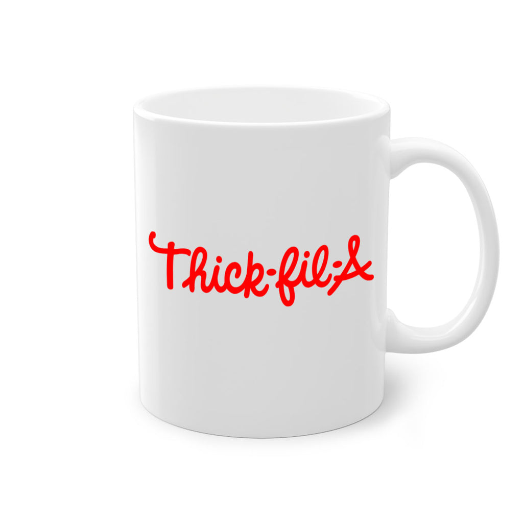 thick fil a 21#- black words - phrases-Mug / Coffee Cup