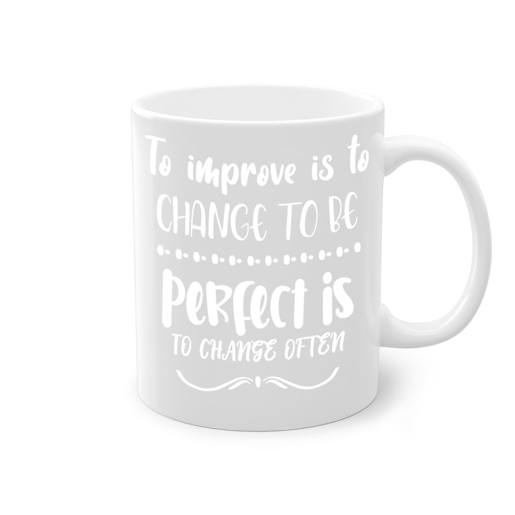 to improve is to change to be perfect is to change often style 1220#- christmas-Mug / Coffee Cup