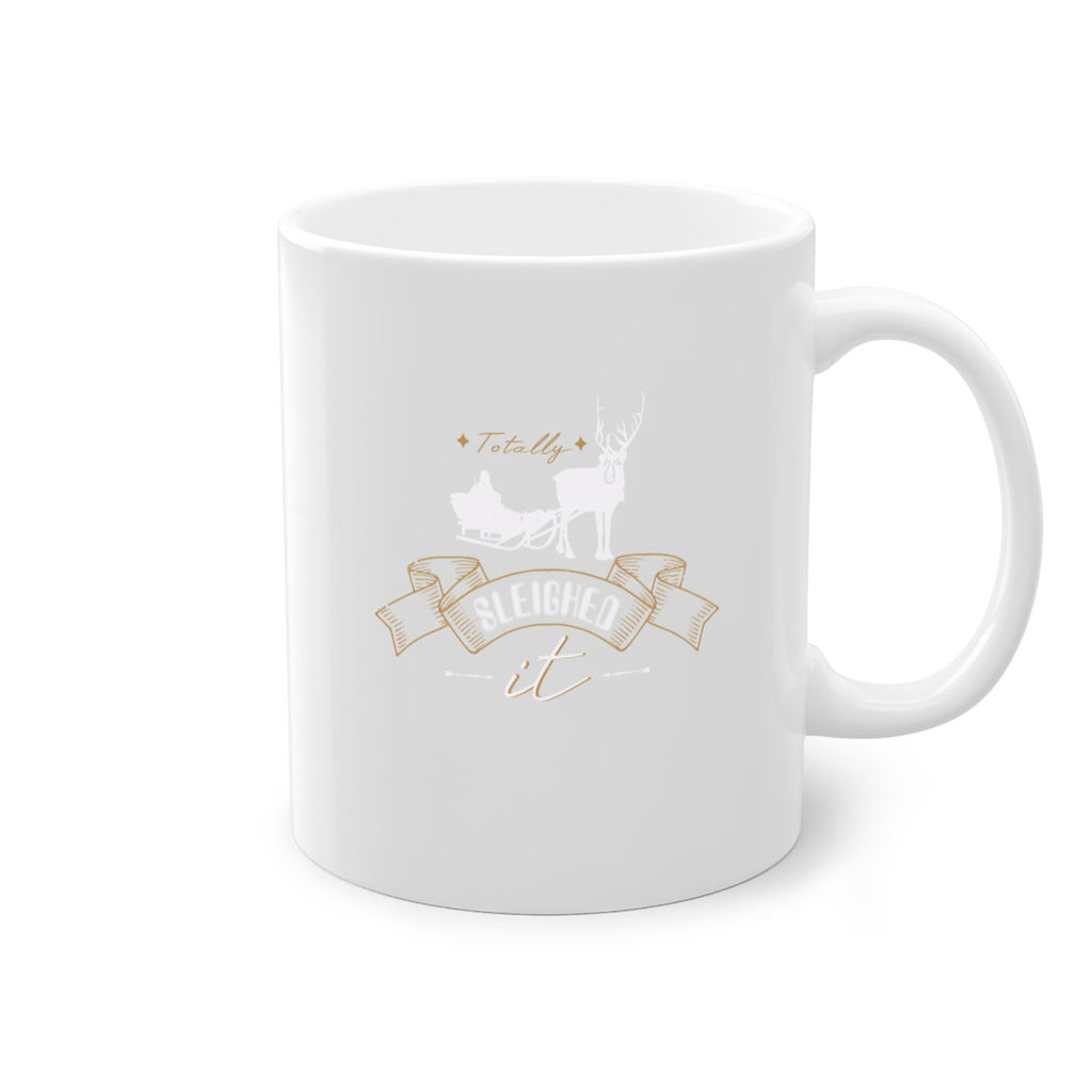 totally sleighed it 333#- christmas-Mug / Coffee Cup