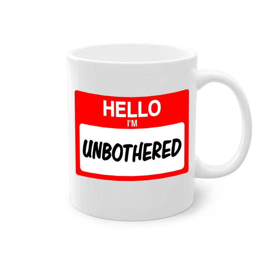 unbothered 14#- black words - phrases-Mug / Coffee Cup