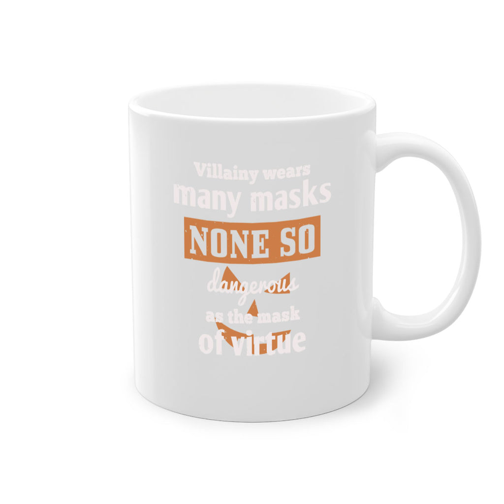 villainy wears many masks 124#- halloween-Mug / Coffee Cup
