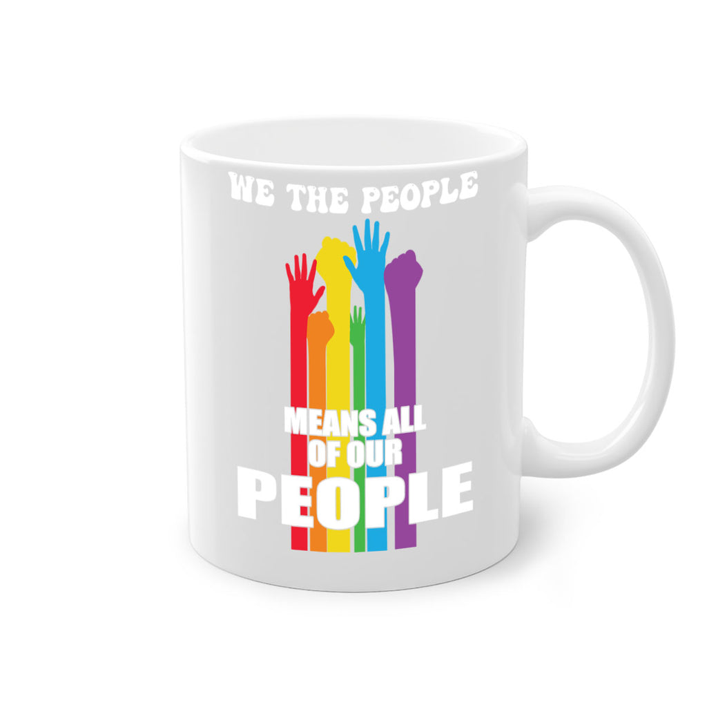 we the people means all lgbt 4#- lgbt-Mug / Coffee Cup