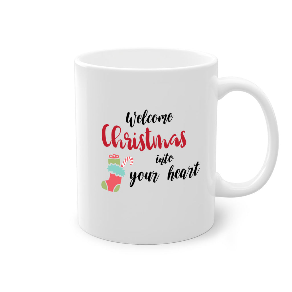 welcome christmas into your heart style 1232#- christmas-Mug / Coffee Cup
