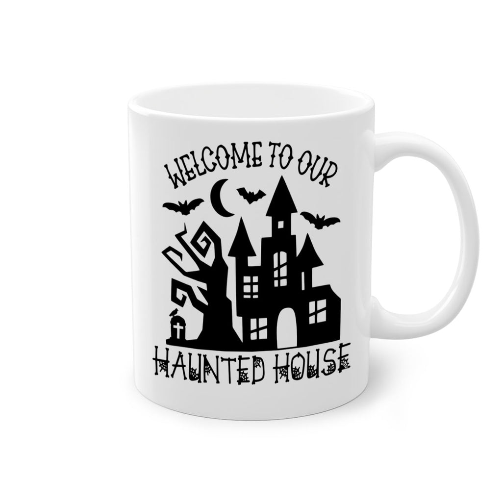 welcome to our haunted house 14#- halloween-Mug / Coffee Cup