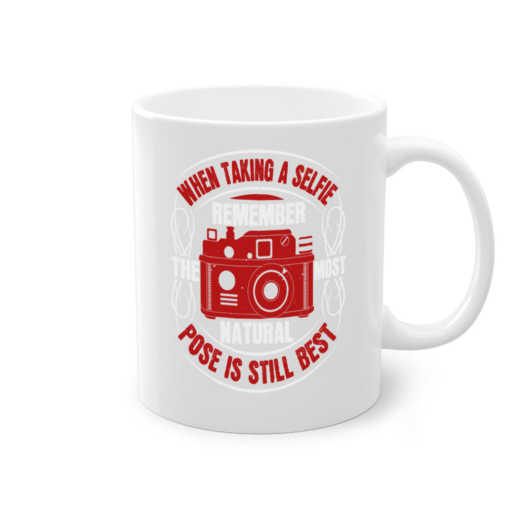 when taking a selfie remember 5#- photography-Mug / Coffee Cup