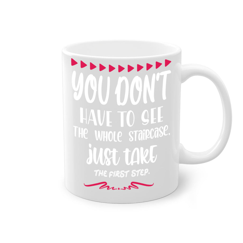 you don't have to see the whole staircase, just take the first step style 1250#- christmas-Mug / Coffee Cup