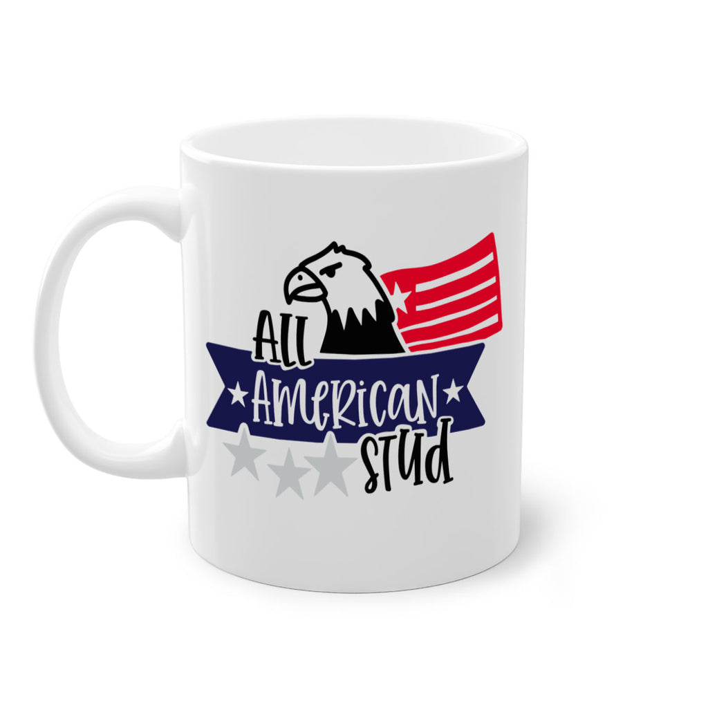 All American Stud Style 142#- 4th Of July-Mug / Coffee Cup