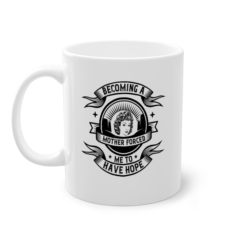 Becoming a mother forced me to have hope Style 28#- Afro - Black-Mug / Coffee Cup