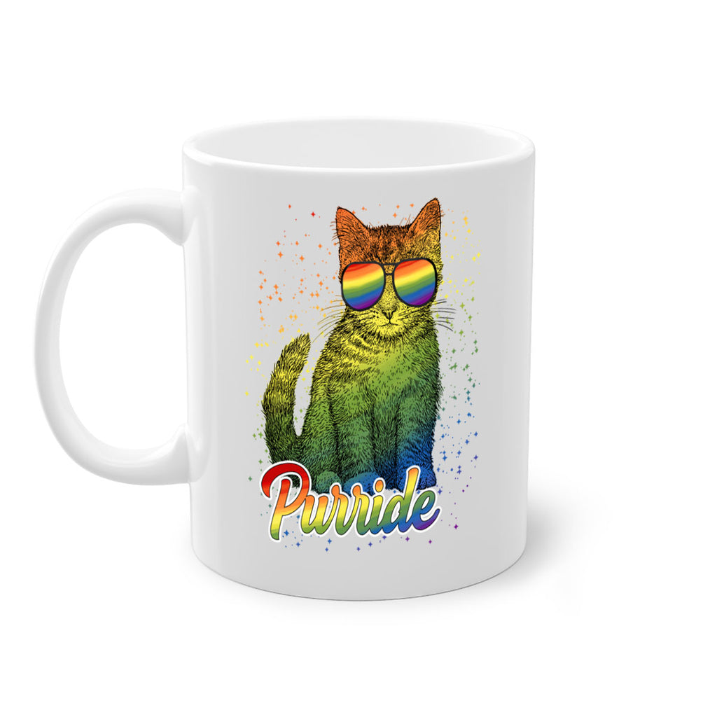 Cat Purride Lgbt Flag  Png 57#- lgbt-Mug / Coffee Cup