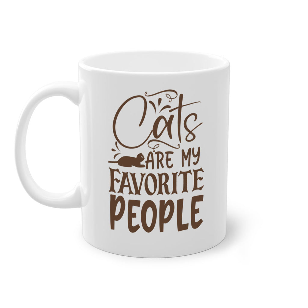 Cats Are My Favorite People Style 7#- cat-Mug / Coffee Cup