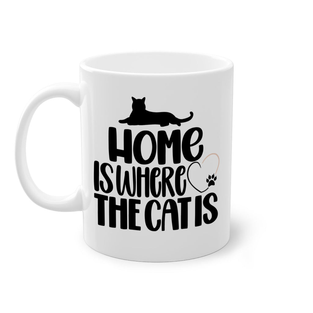 Home Is Where The Cat is Style 93#- cat-Mug / Coffee Cup