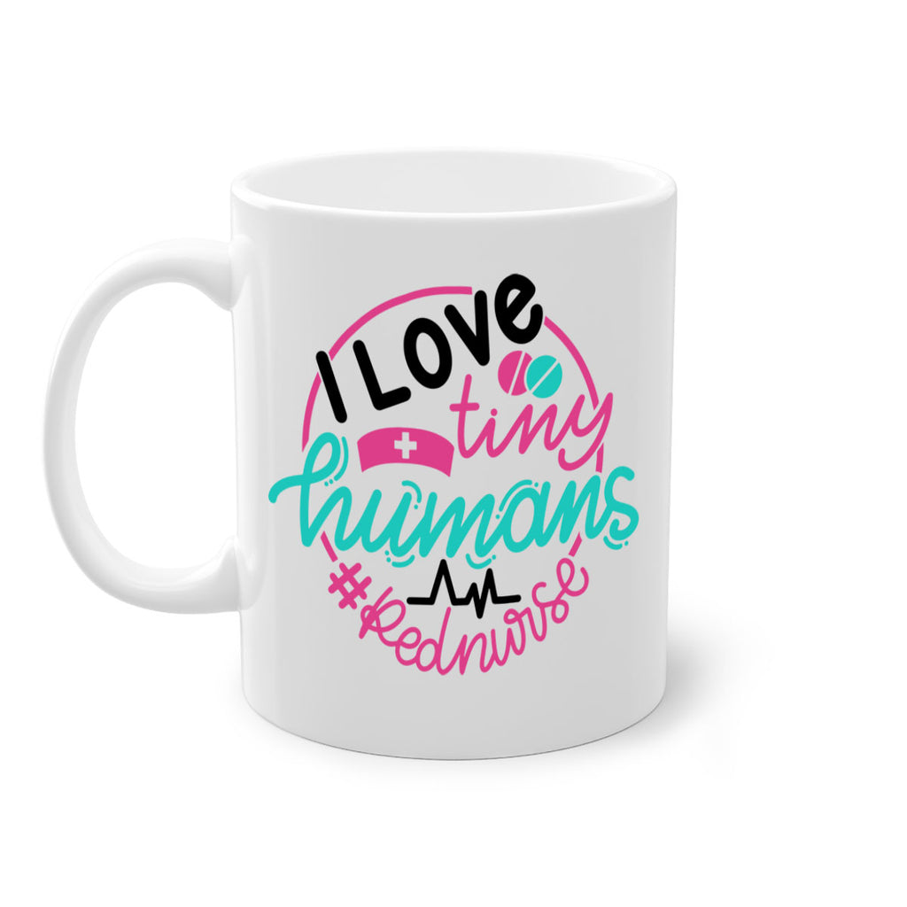I Love Tiny Humans Red Nurse Style Style 167#- nurse-Mug / Coffee Cup