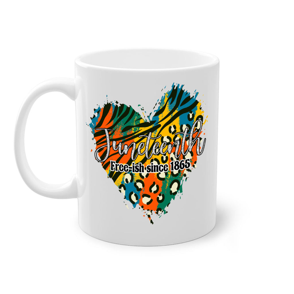 Juneteenth Freeish Since 1865 Heart Png 38#- juneteenth-Mug / Coffee Cup