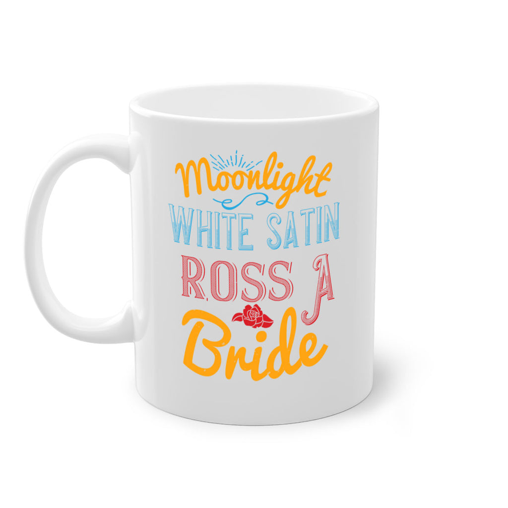 Moonlight white satin ross a bride 42#- bride-Mug / Coffee Cup