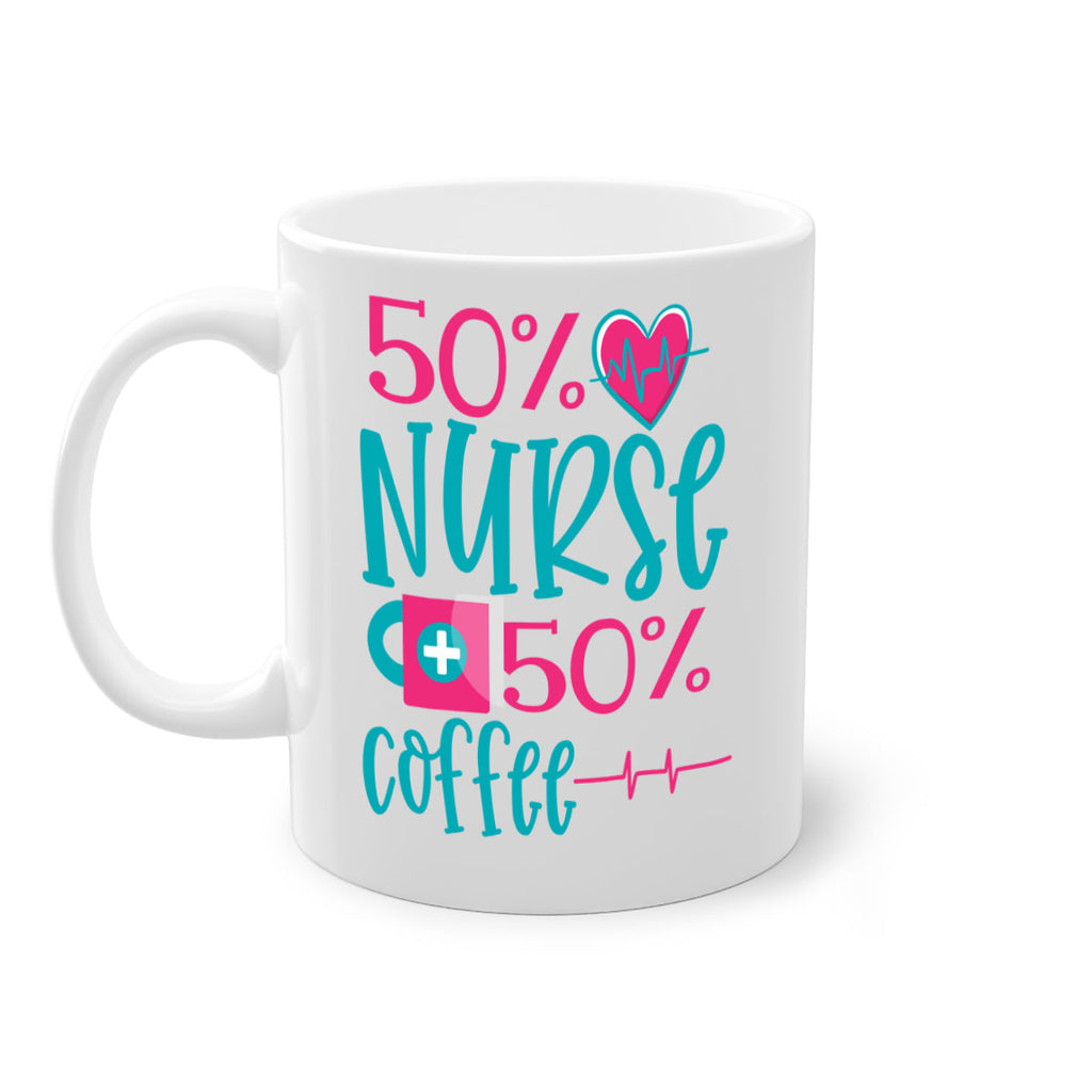 Percent Nurse Percent Coffee Style 395#- nurse-Mug / Coffee Cup