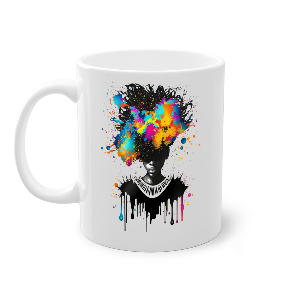 Sparkling Black Girl Design 16#- Black women - Girls-Mug / Coffee Cup