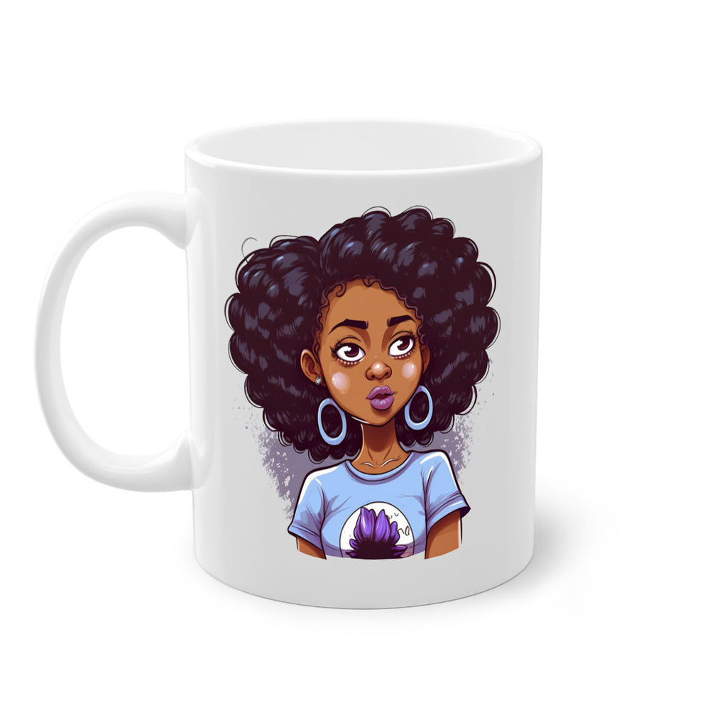 Sparkling Black Girl Design 20#- Black women - Girls-Mug / Coffee Cup