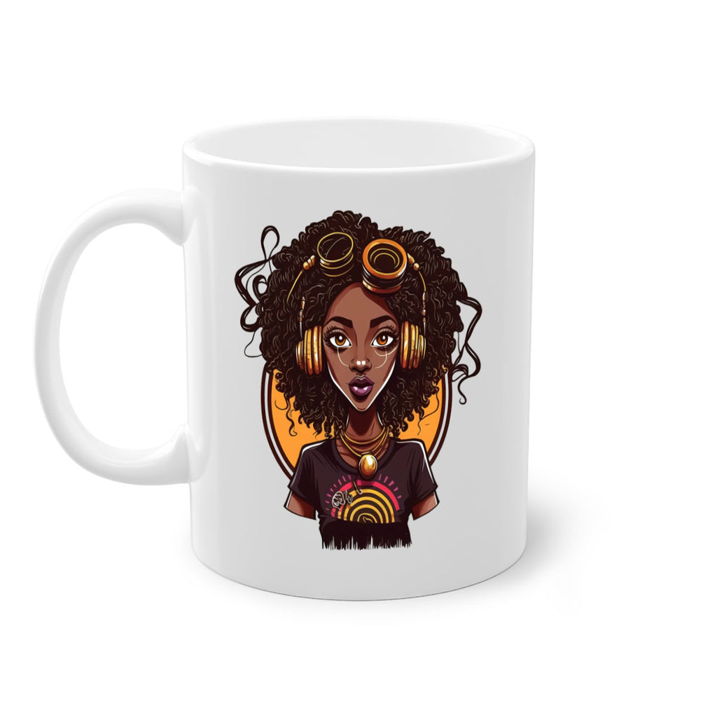 Sparkling Black Girl Design 5#- Black women - Girls-Mug / Coffee Cup