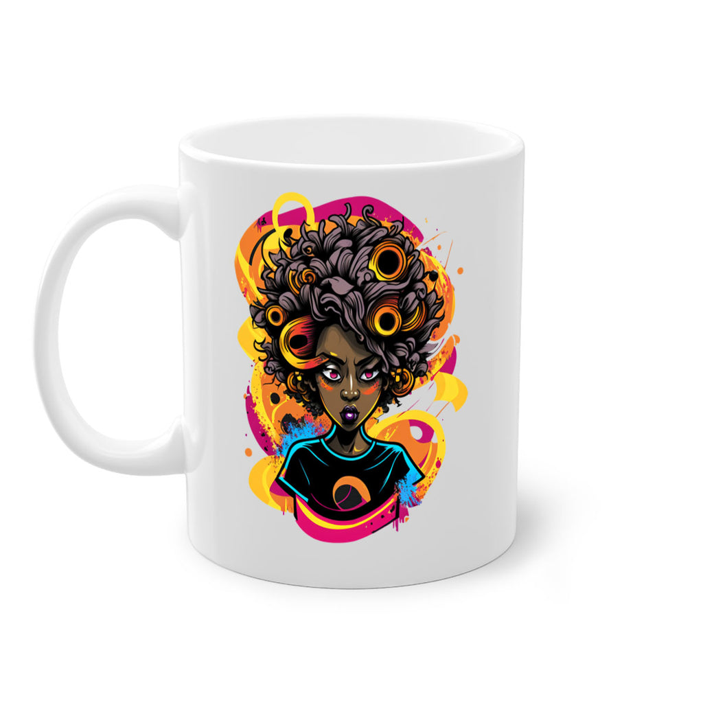 Sparkling Black Girl Design 6#- Black women - Girls-Mug / Coffee Cup