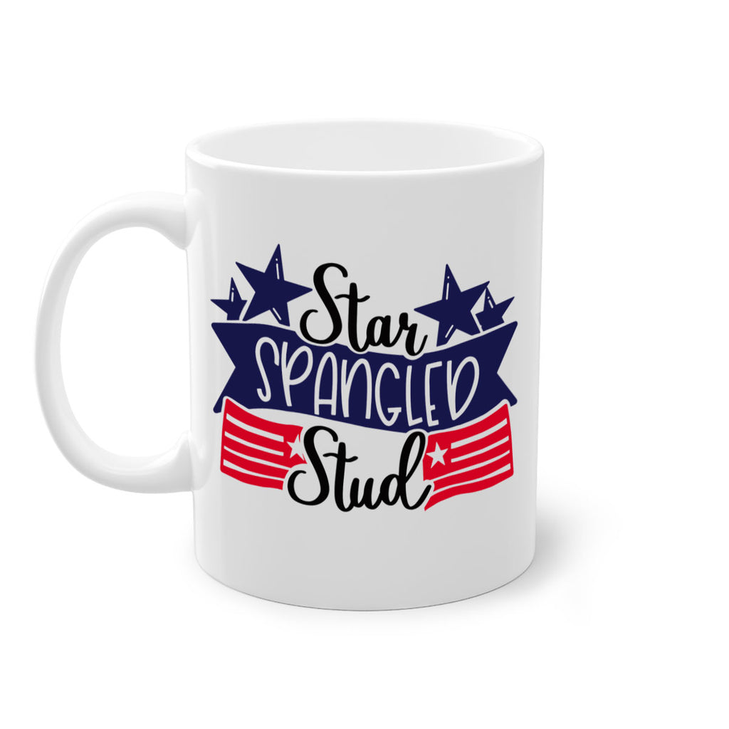 Star Spangled Stud Style 173#- 4th Of July-Mug / Coffee Cup