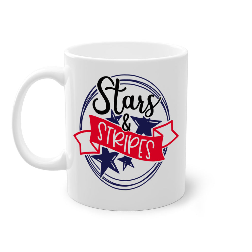 Stars StripeS Style 174#- 4th Of July-Mug / Coffee Cup