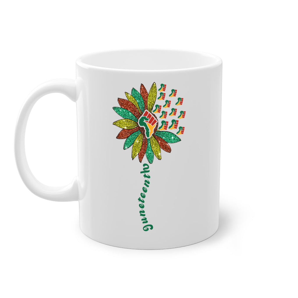 Sunflower Fist Juneteenth Black History 24#- juneteenth-Mug / Coffee Cup
