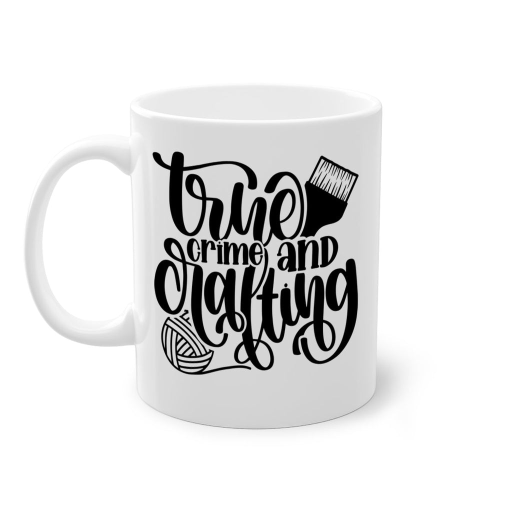 True Crime And Crafting 3#- crafting-Mug / Coffee Cup