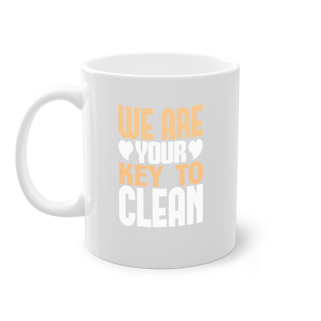 We are your key to clean Style 12#- cleaner-Mug / Coffee Cup