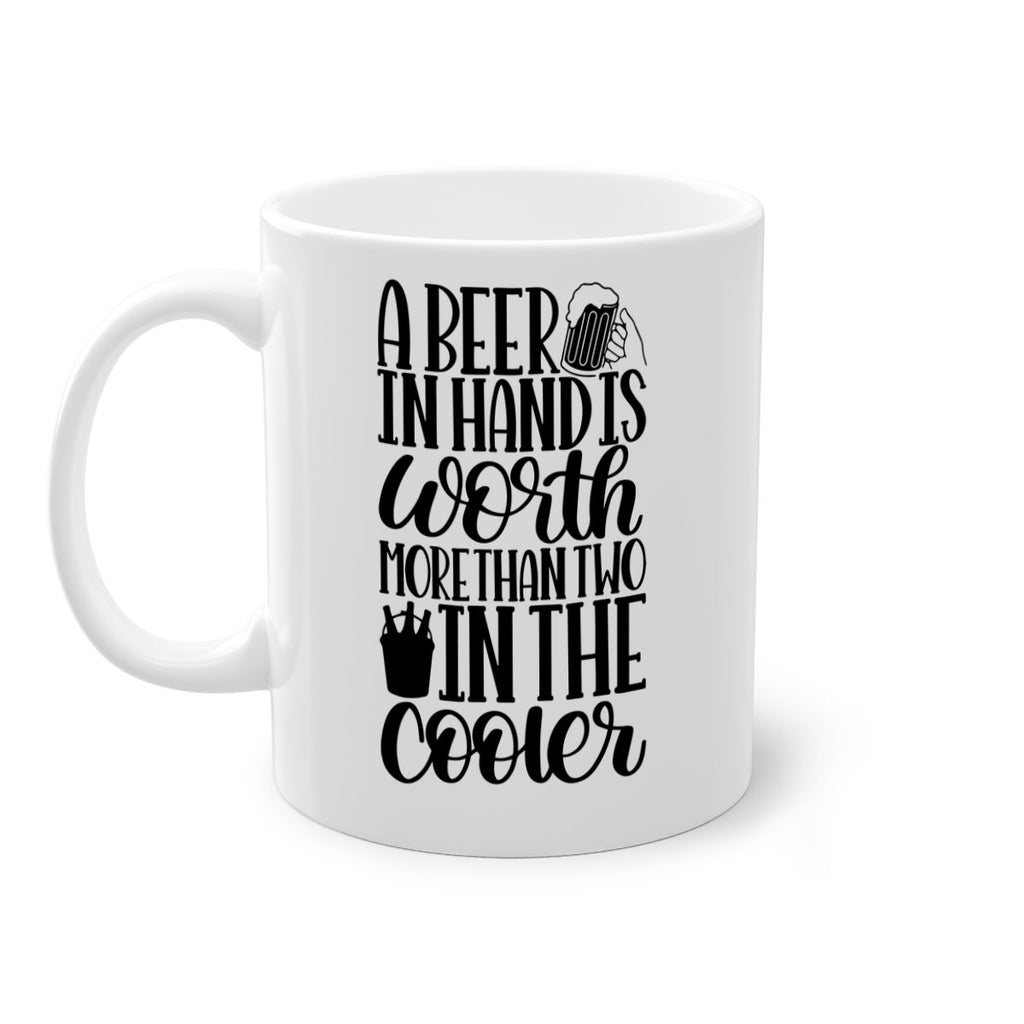 a beer in hand is worth 52#- beer-Mug / Coffee Cup