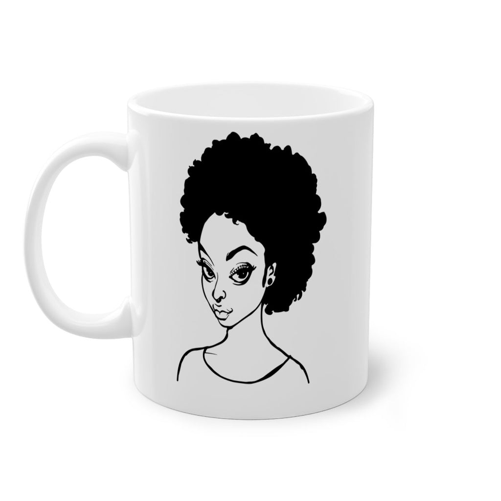 afro woman girl lady 68#- Black women - Girls-Mug / Coffee Cup