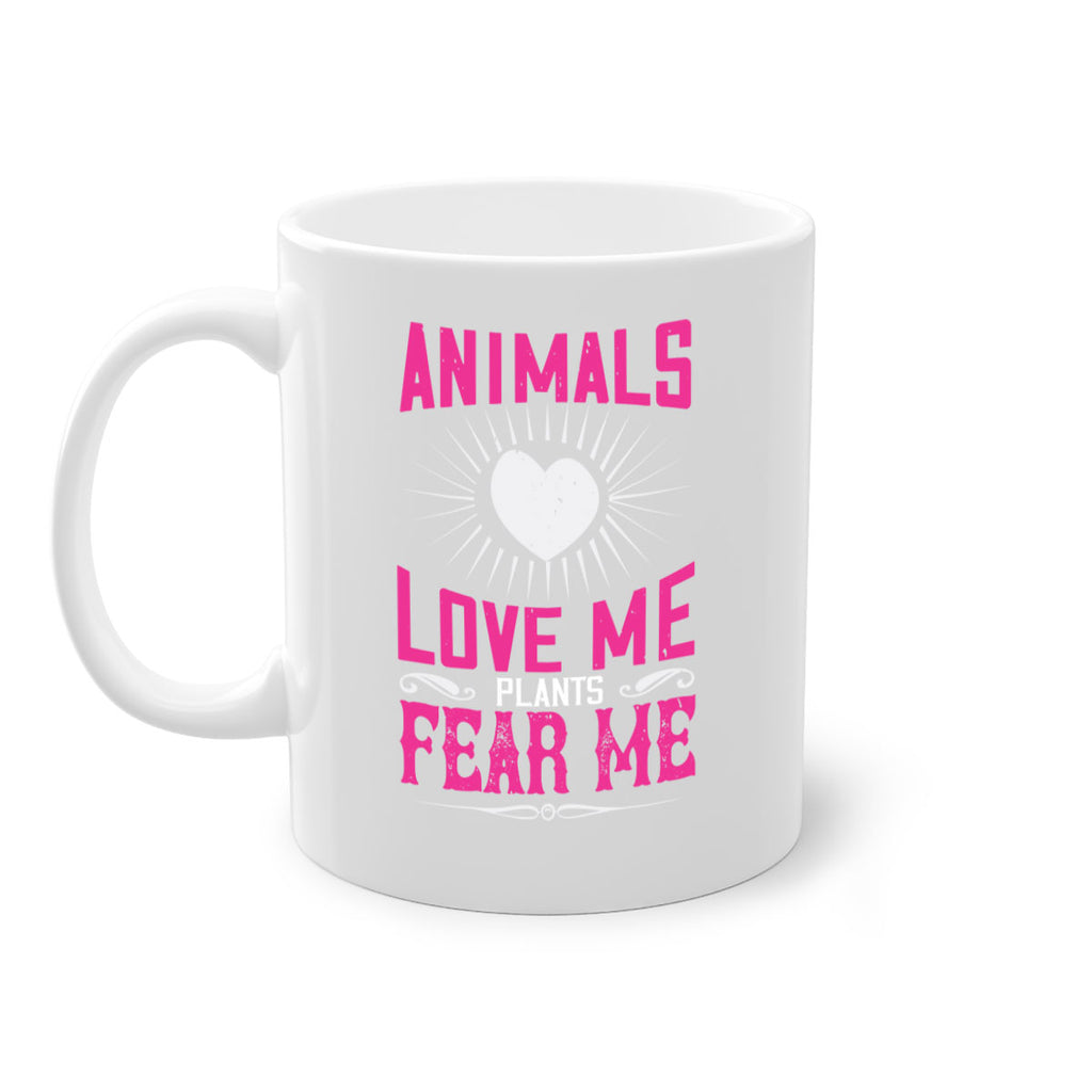 animals love me 102#- vegan-Mug / Coffee Cup