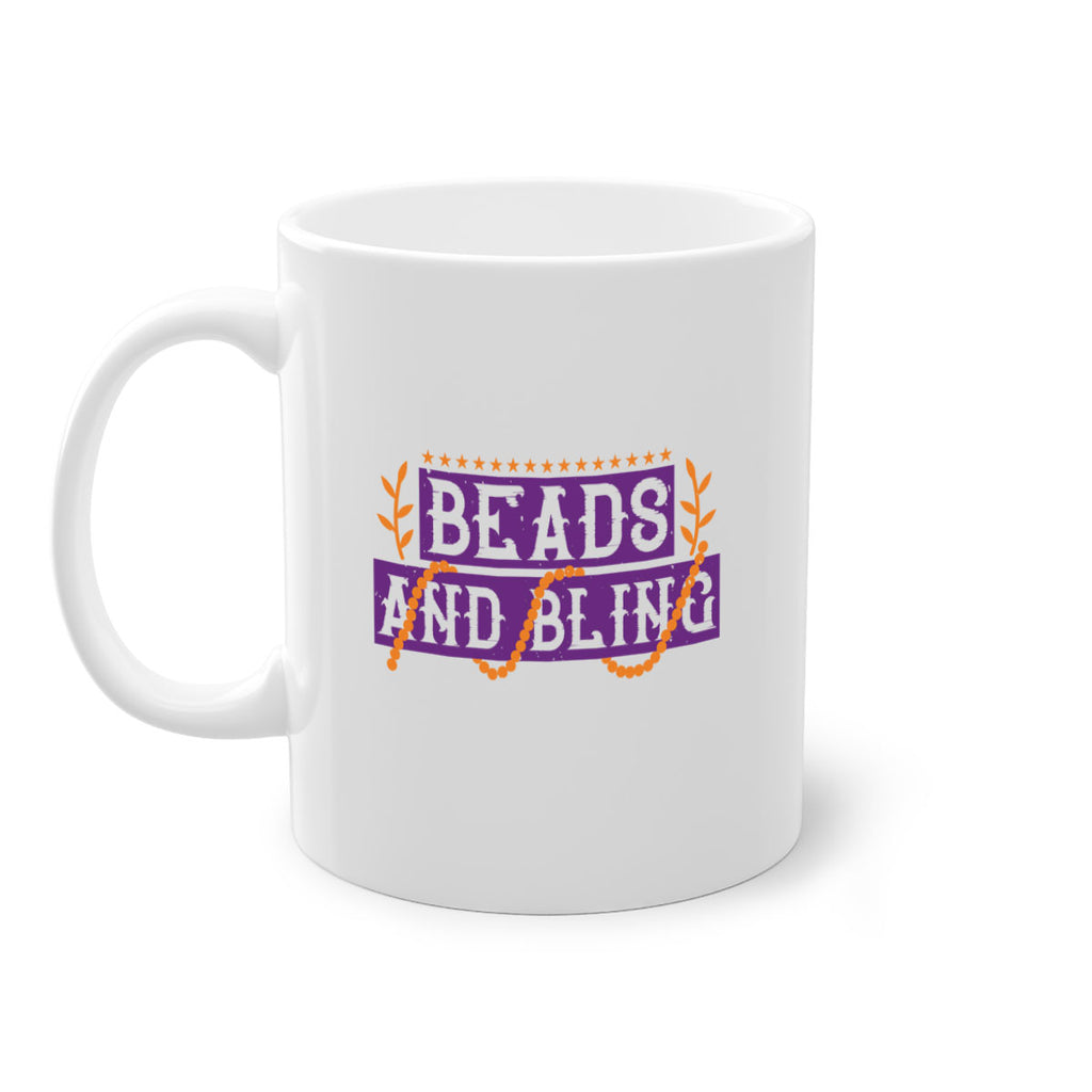 beads and bling 40#- mardi gras-Mug / Coffee Cup