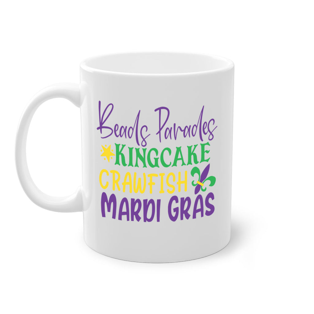beads parades kingcake crawfish mardi gras 85#- mardi gras-Mug / Coffee Cup