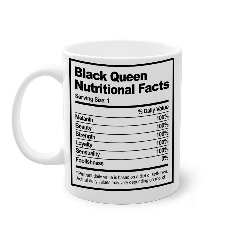 black queen nutritional facts 219#- black words - phrases-Mug / Coffee Cup