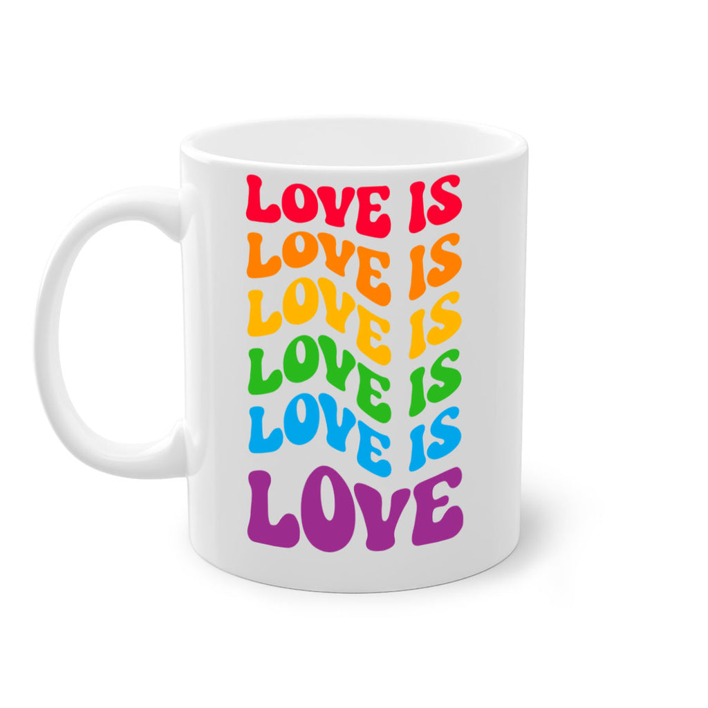 cool rainbow lgbt love is lgbt 147#- lgbt-Mug / Coffee Cup