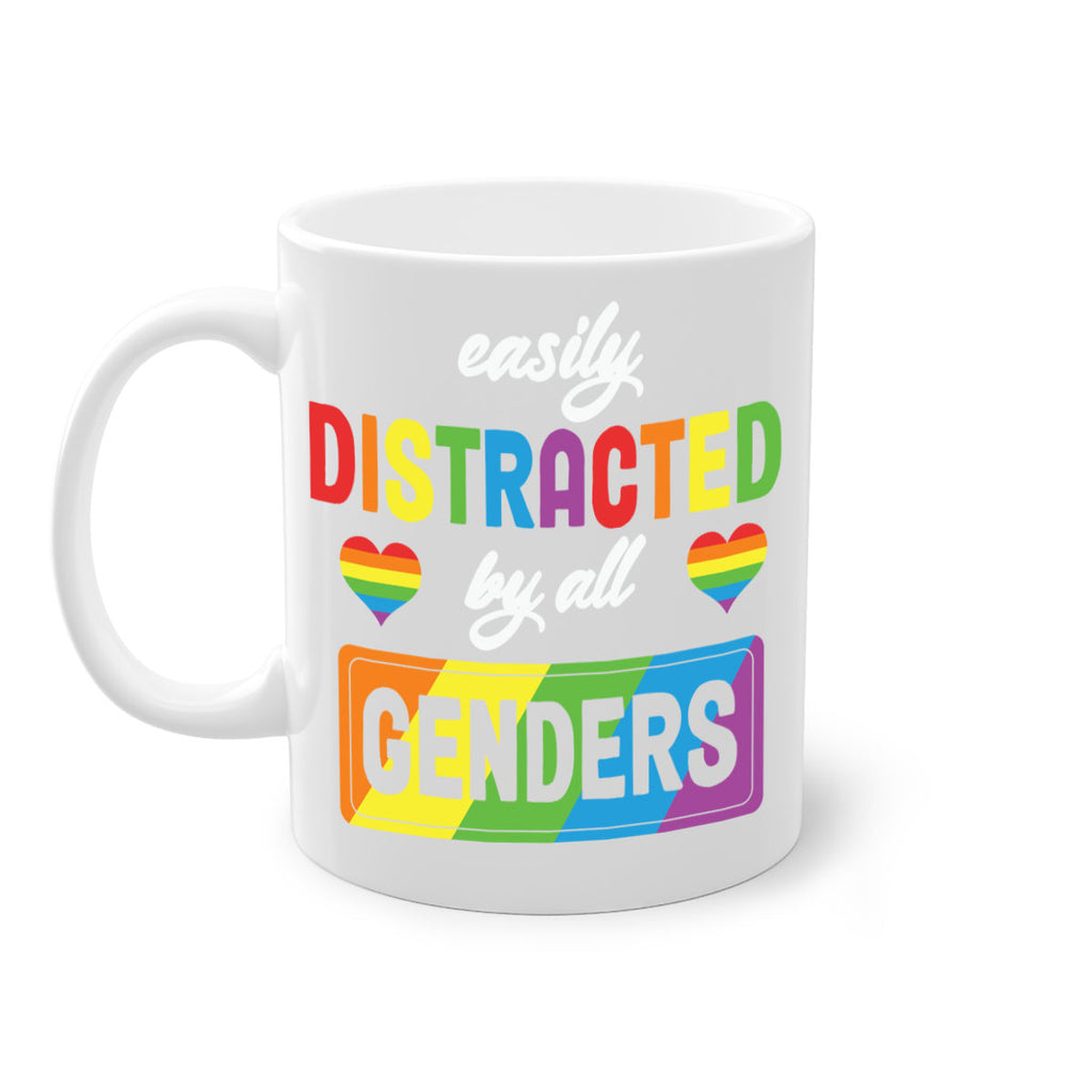 easily distracted by all genders lgbt 142#- lgbt-Mug / Coffee Cup
