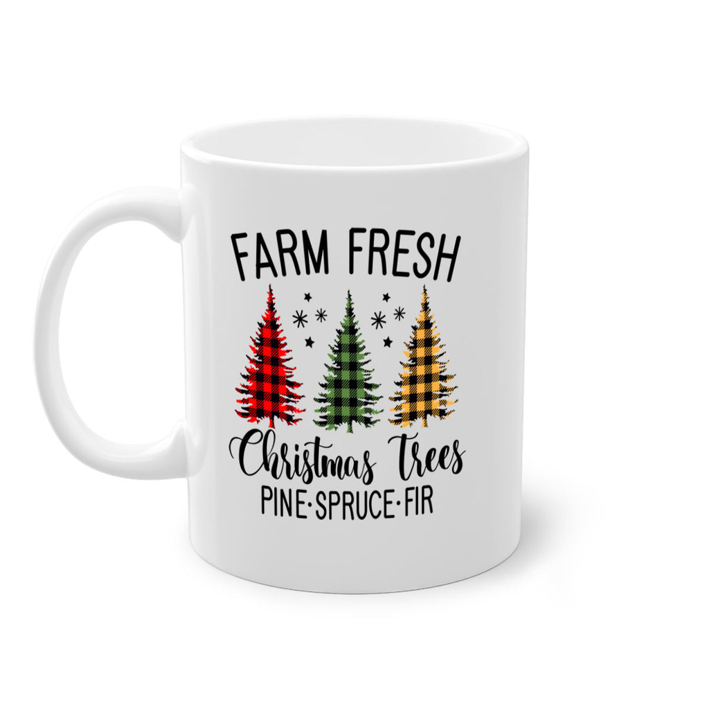 farm fresh christmas trees style 206#- christmas-Mug / Coffee Cup